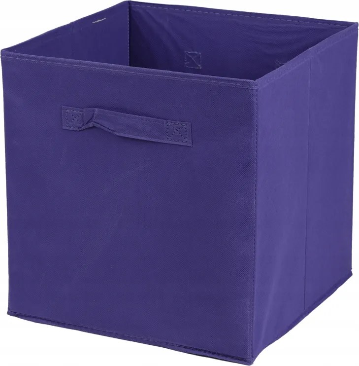 Kallax doboz, textil tárolódoboz, lila 31x31x31cm