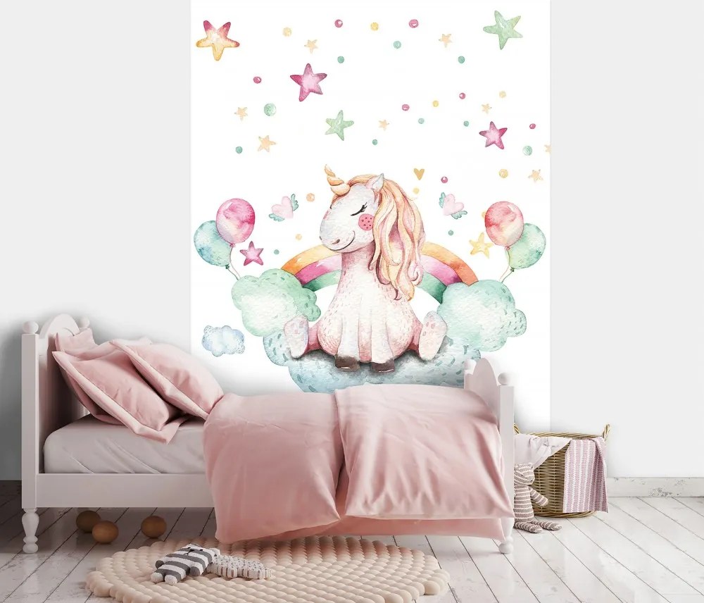 Egyszarvú poszter, fotótapéta, Vlies (184x254 cm, álló)