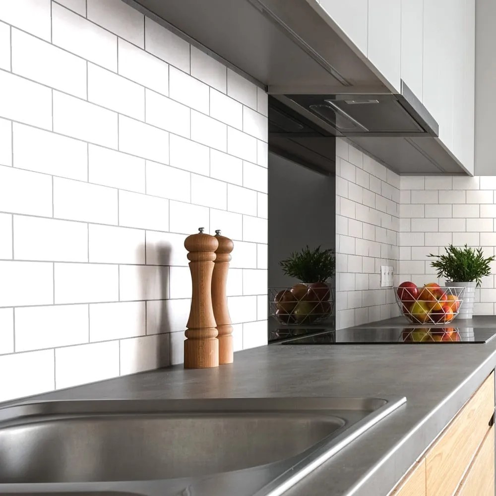 Csempematrica szett 30 db-os 20x10 cm Subway Tiles White – Ambiance