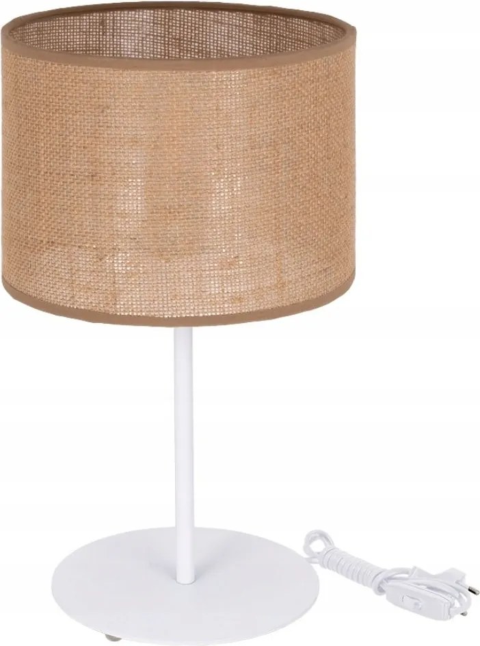 Skandináv Asztali Éjjeli Lámpa Juta