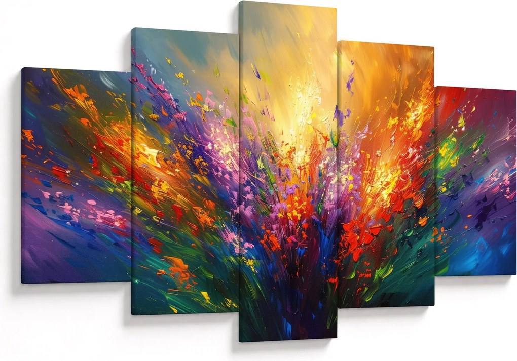 Kép - A virágok absztrakciója (150x105 cm)