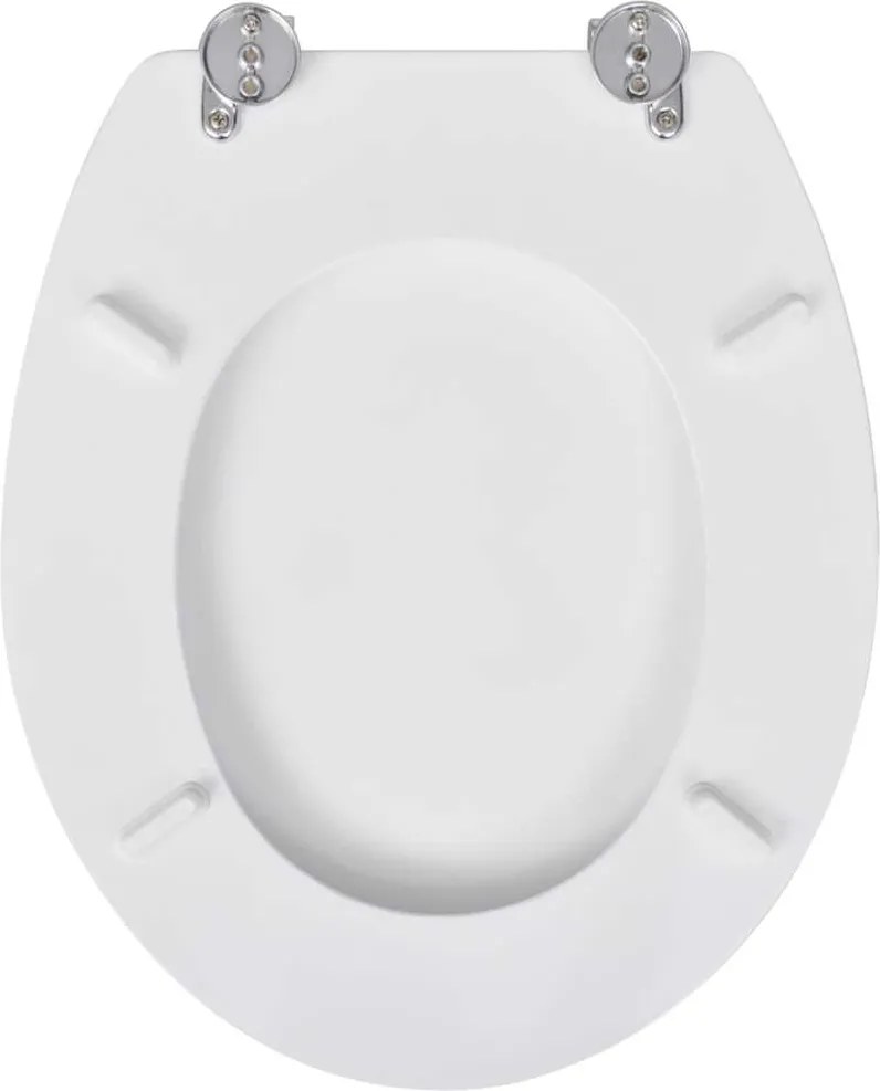 2 db fehér MDF WC ülőke