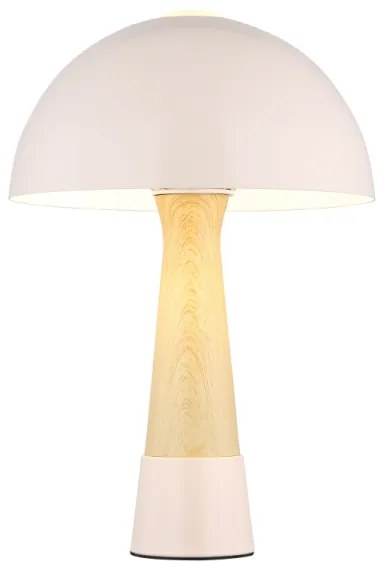 Globo 51570121 - PAULIN asztali lámpa 1xE27ILLU/40W/230V bézs