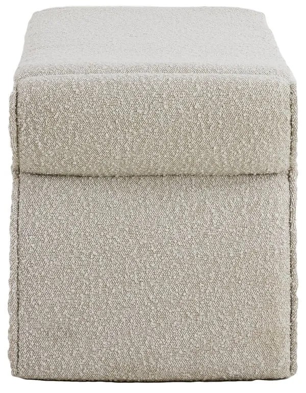 Krémszínű buklé pad Nafya – Light &amp; Living