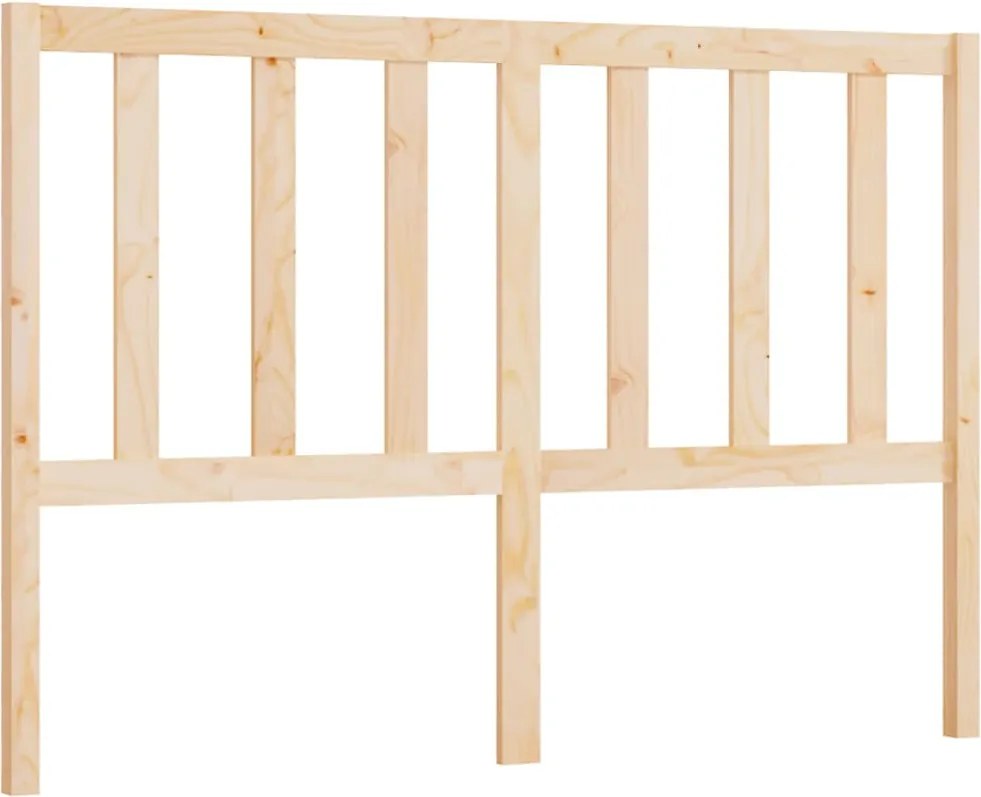 vidaXL tömör fenyőfa ágyfejtámla 126 x 4 x 100 cm