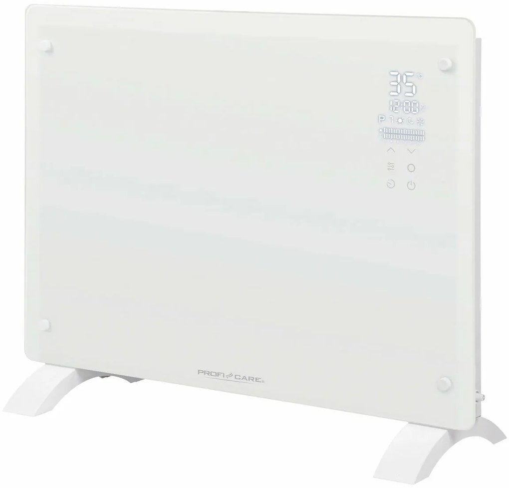 ProfiCare GKH 3118 üveg konvektor 1500 W, fehér