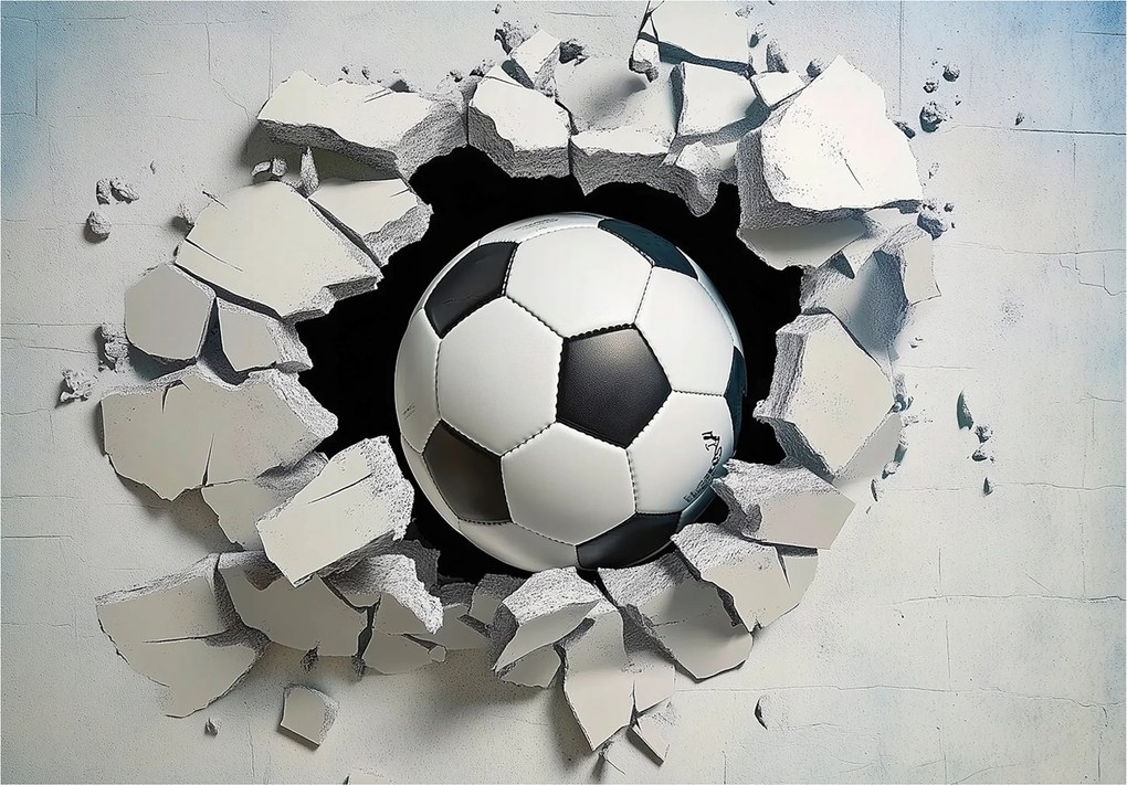 Fotótapéta Gyerekeknek Fiú Labda 3D Tapéta Flizelina 350x250