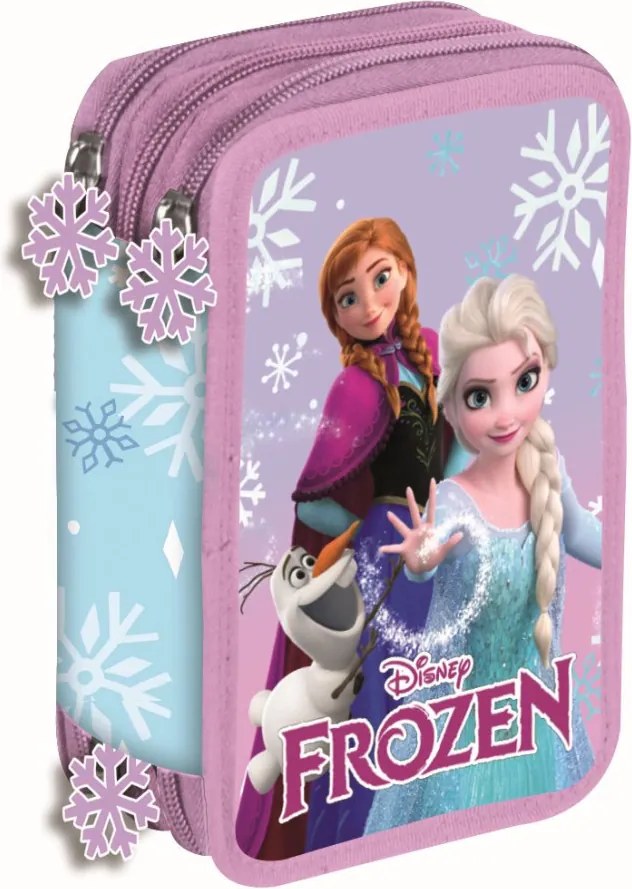 Disney Jégvarázs Winter Magic tolltartó töltött 3 emeletes