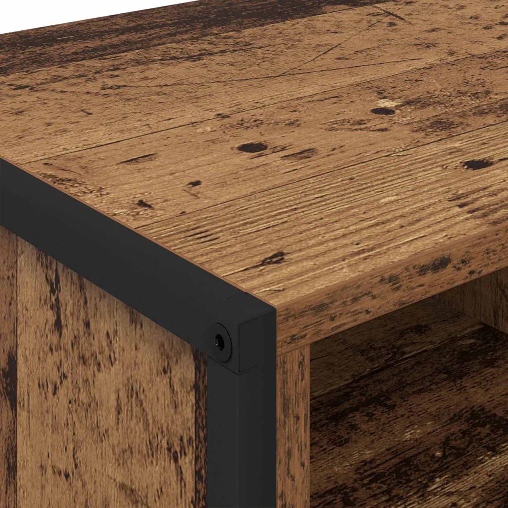 Cipőszekrény tárolóval Öreg fa 60 x 35 x 44 cm Faanyag