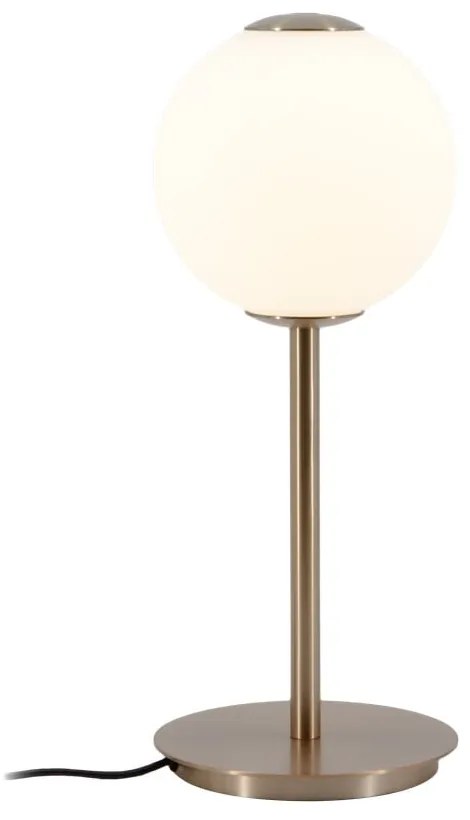 Sárgaréz színű fém LED dimmelhető asztali lámpa üveg búrával (magasság 37 cm) Audrey Table – UMAGE