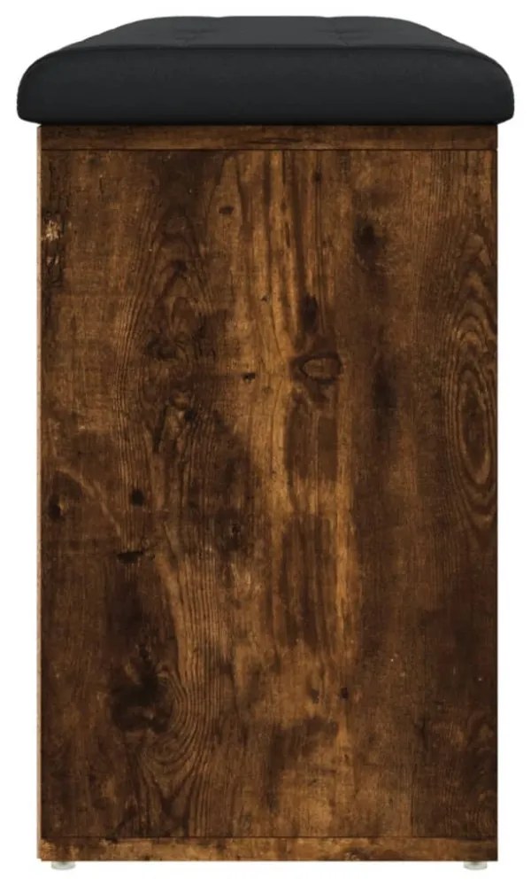 füstös tölgy színű szerelt fa cipőpad 102 x 32 x 50 cm