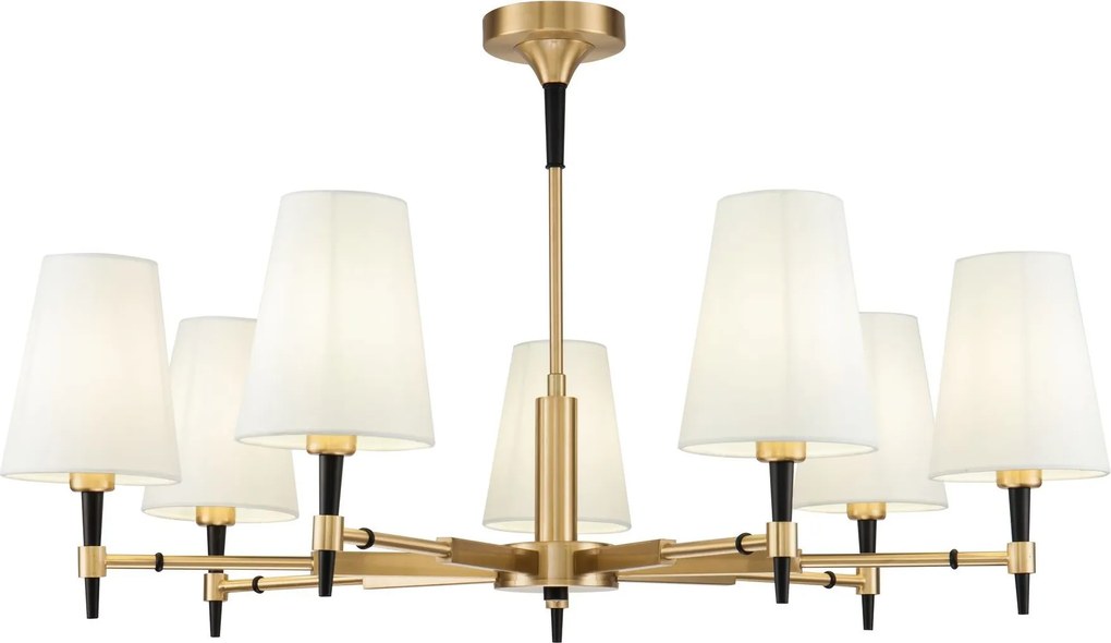Maytoni klasszikus csillár zaragoza fehér sárgaréz myh001cl-07bs