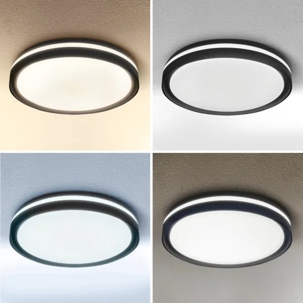 Brilagi - Dimmelhető LED lámpatest NAOMI LED/48W/230V 3000-6500K átm. 39 cm fekete + távirányító