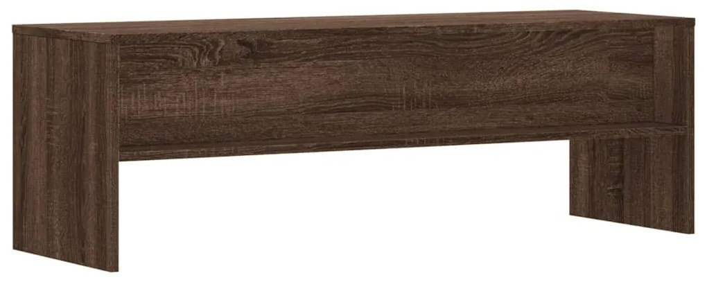 barna tölgy színű szerelt fa TV-szekrény 120 x 40 x 40 cm