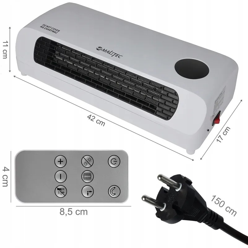 Elektromos légfüggöny MALTEC PT3800WT