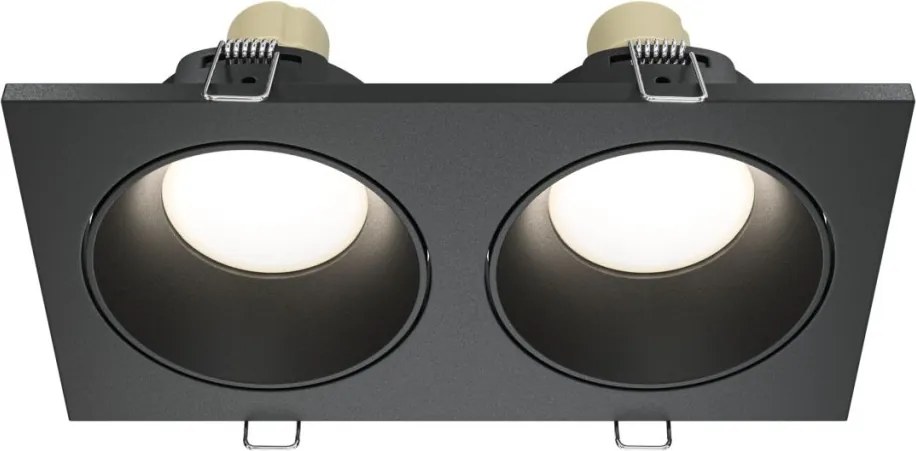 Maytoni ZOOM DL033-2-02B Beépíthető spotlámpa 2x50W/GU10 IP65
