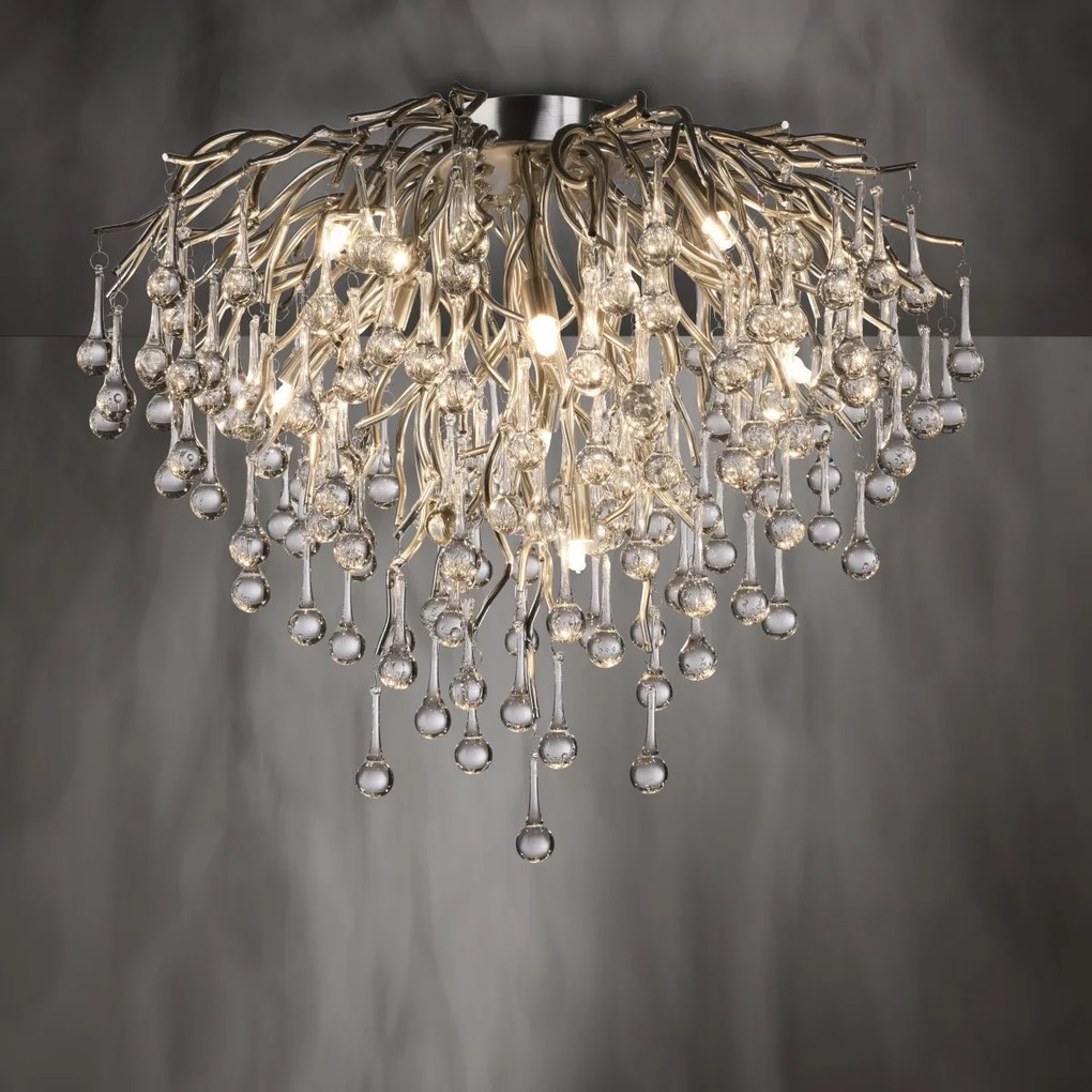 Paul Neuhaus glamour modern mennyezeti lámpa icicle acél pln8091-55