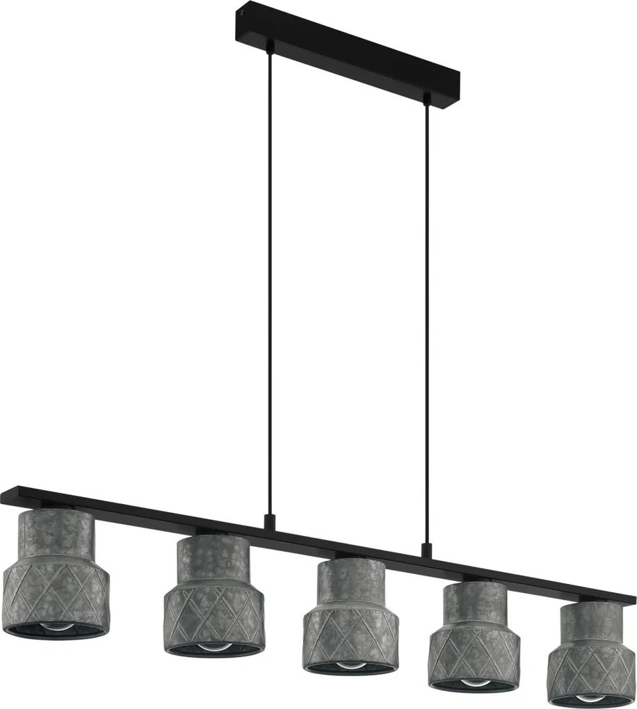 Eglo HILCOTT 39855 Függőlámpa 5x40W/E27