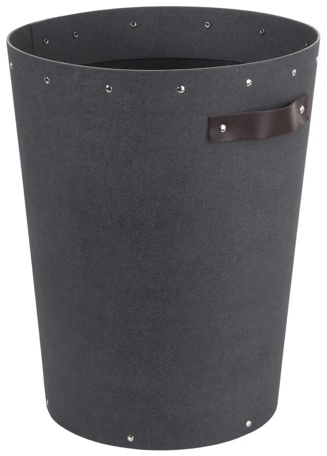 Fekete irodai szemetes Aries Canvas Paper Laminate – Bigso