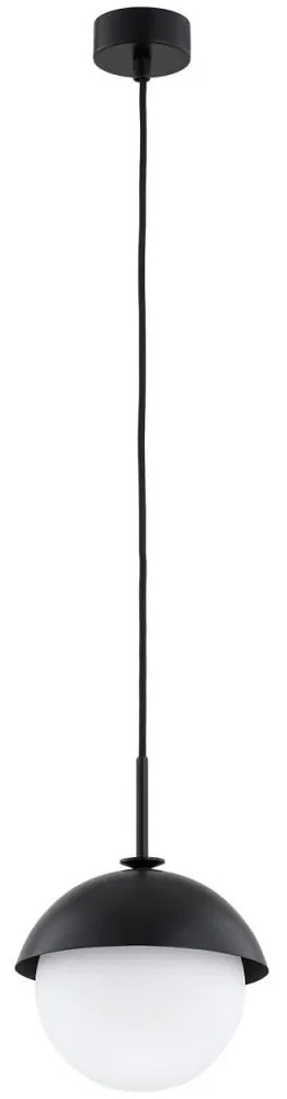 Argon 8295 - Csillár zsinóron CAPPELLO 1xE27/15W/230V fekete