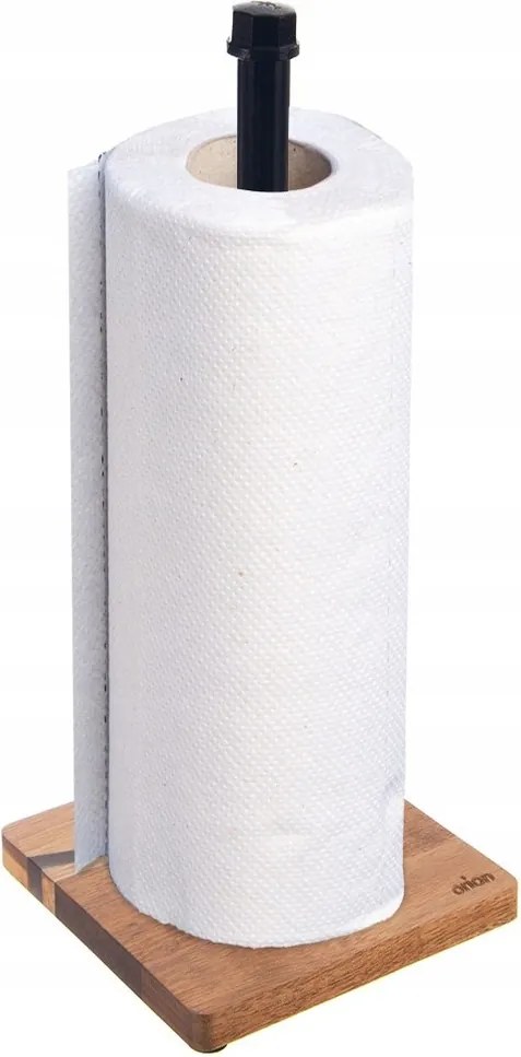 Konyhai állvány fából készült fém papírtörölköző