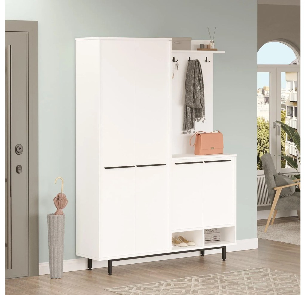 Előszoba fal Opuntia 1 (fehér) . Akció -25%. 1102438