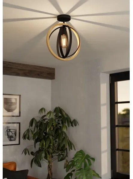 Eglo 43736 - Mennyezeti lámpa BASILDON 1xE27/40W/230V