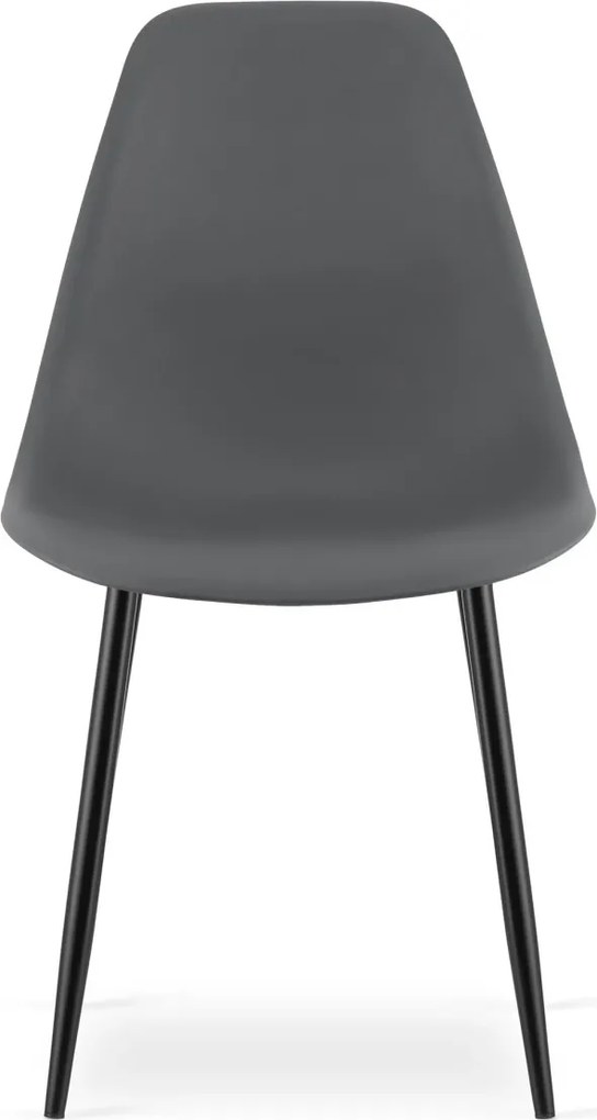 OSAKA sötétszürke szék fekete lábakkal