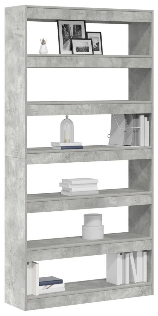 Könyvespolc Szürke Szerelt fa 100 x 30 x 198 cm Könyvespolc