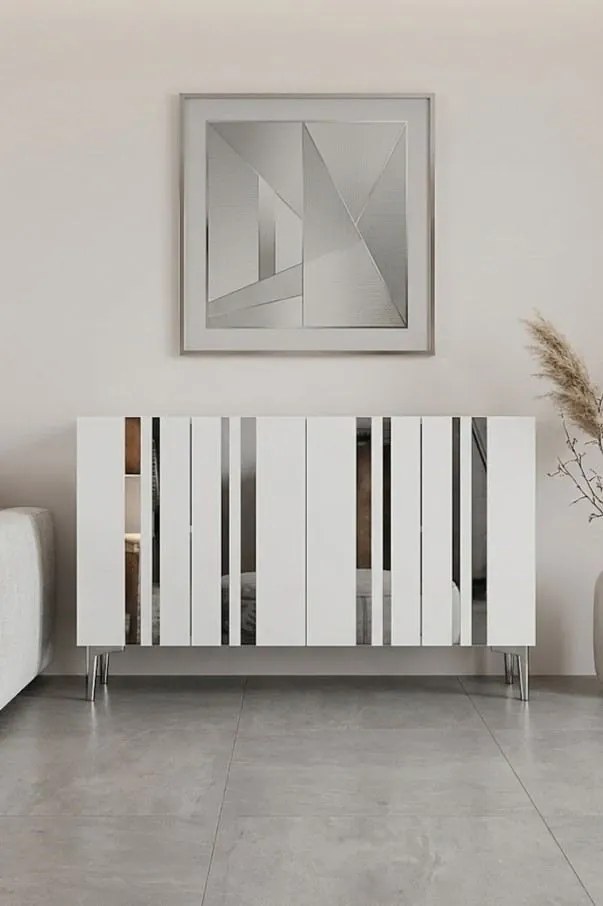 Mia 120 - White, Silver