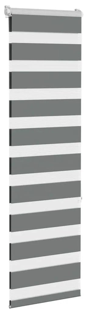 zebrafüggönnyel sötét szürke szövetszélesség 35,9 cm poliészter