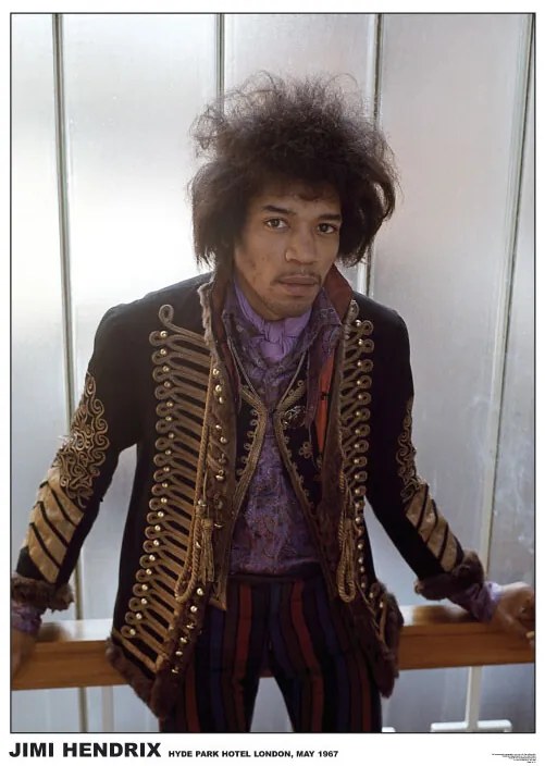 Plakát Jimi Hendrix - Hyde Park Hotel 1967