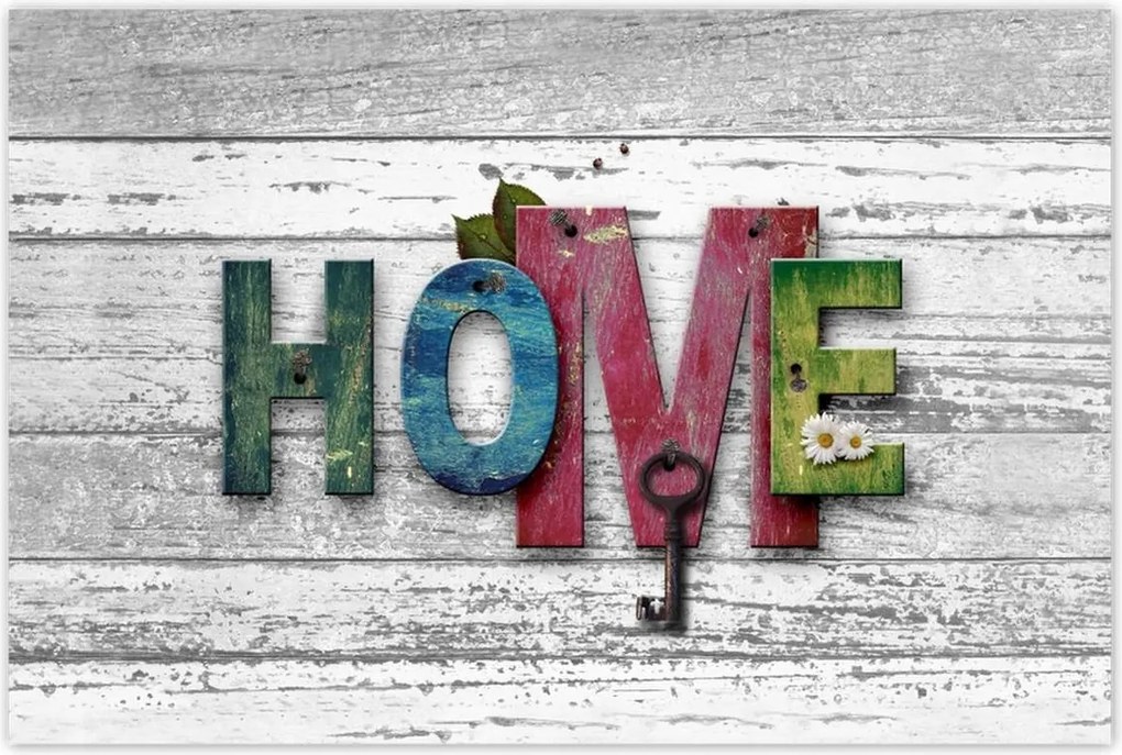 Poszterek 120x80 Otthon Házikó Felirat