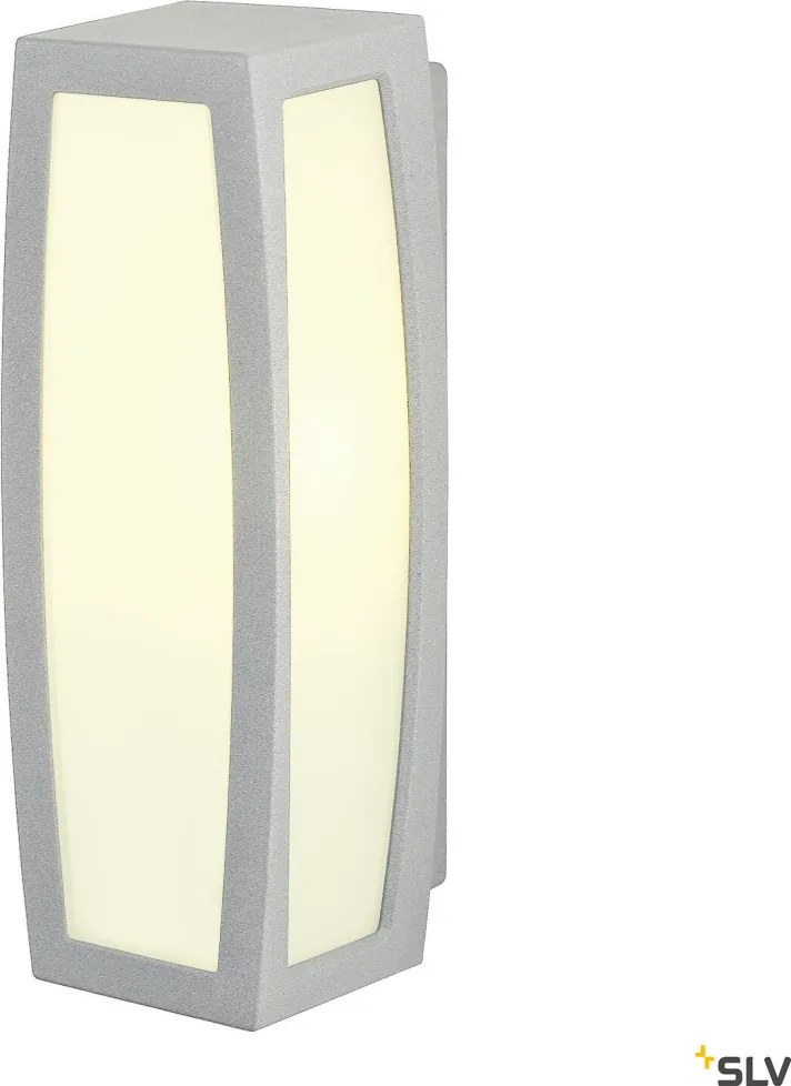 SLV 230084 MERIDIAN BOX Modern Kültéri Fali Lámpa Szürke E27 IP54