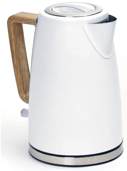 Vízforraló 1,7 l 2400W/230V rozsdamentes acél/fehér