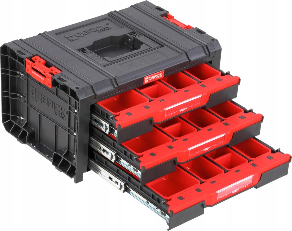 Szerszámosláda fiókokkal dobozokkal Pro modul