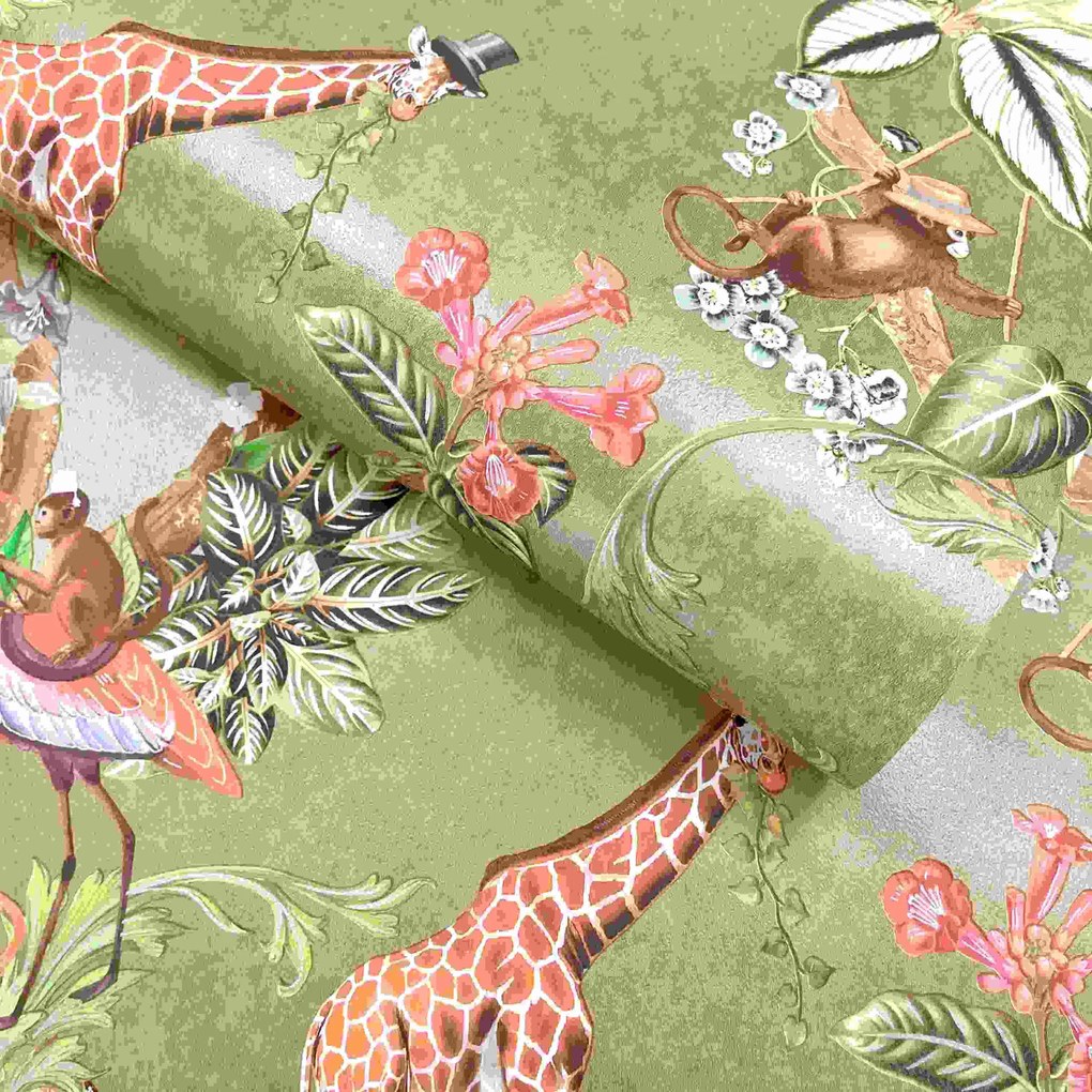 Holden Decor Imaginarium 3 Safari symphony arany absztrakt papír tapéta – 14263