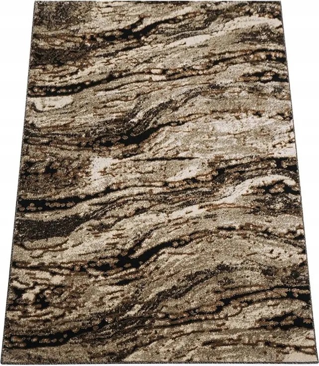 Szőnyeg 140x190 Modern Bézs Hálószoba Nappali Vastag Kiváló Minőségű