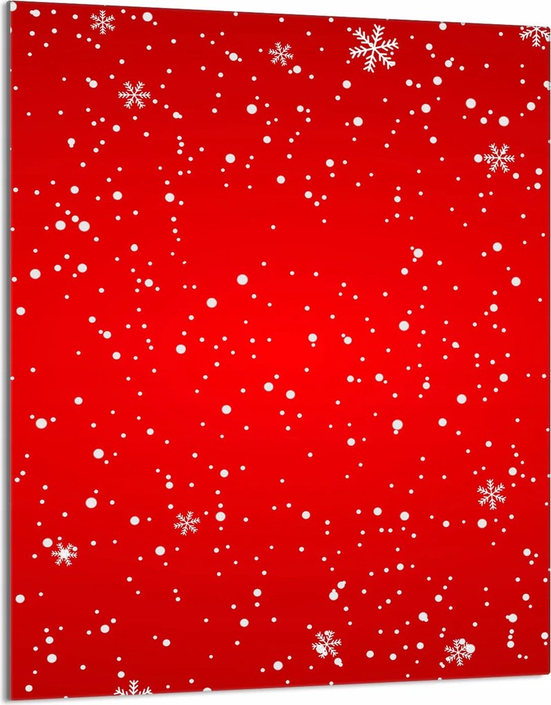 Üveg Vágódeszka 40x52 Piros Konyhai