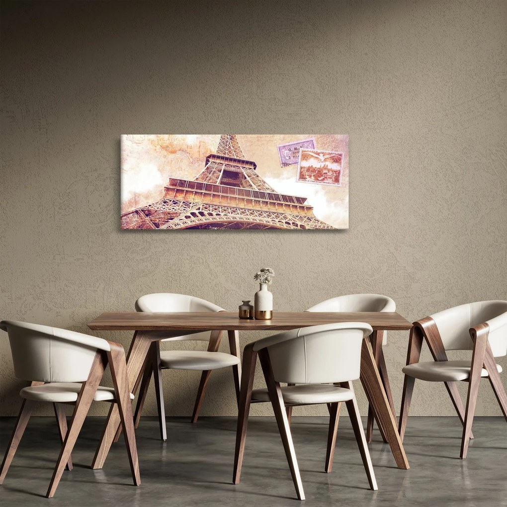 Kép - Kilátás Párizsból (120x50 cm)