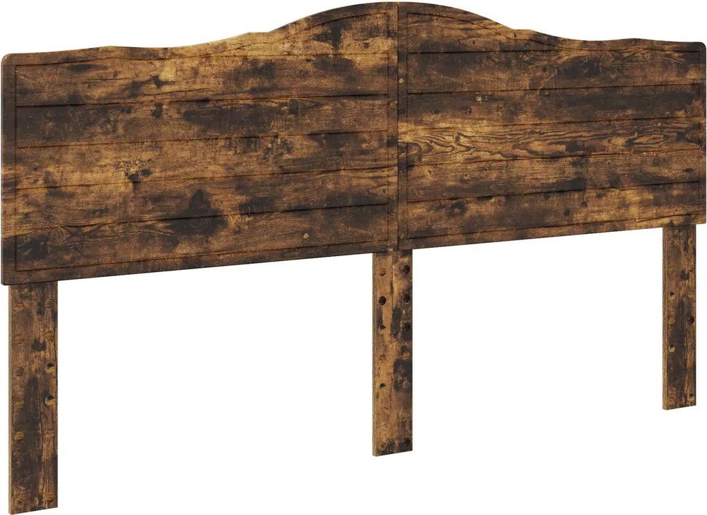 vidaXL Fejtámla Füstölt tölgy 180 cm Faanyag