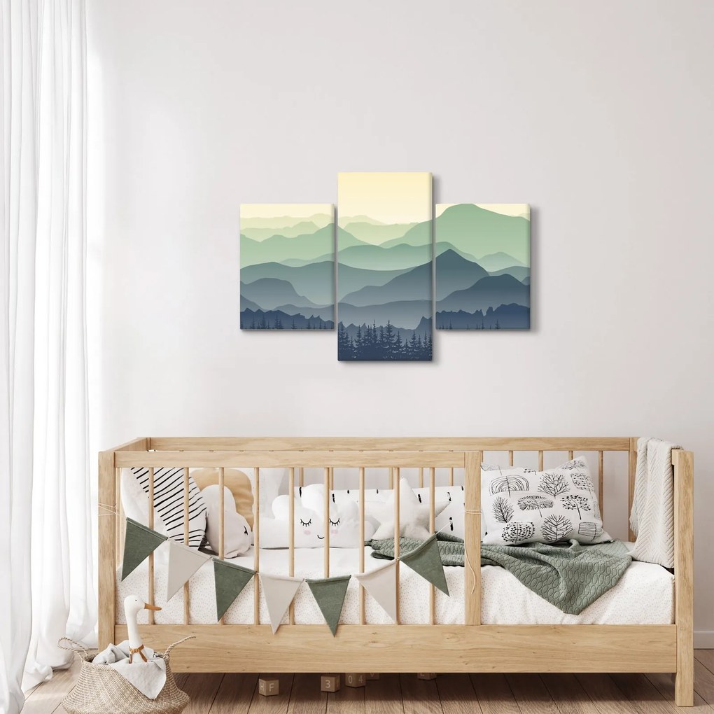 Kép - Forest Mountain (90x60 cm)