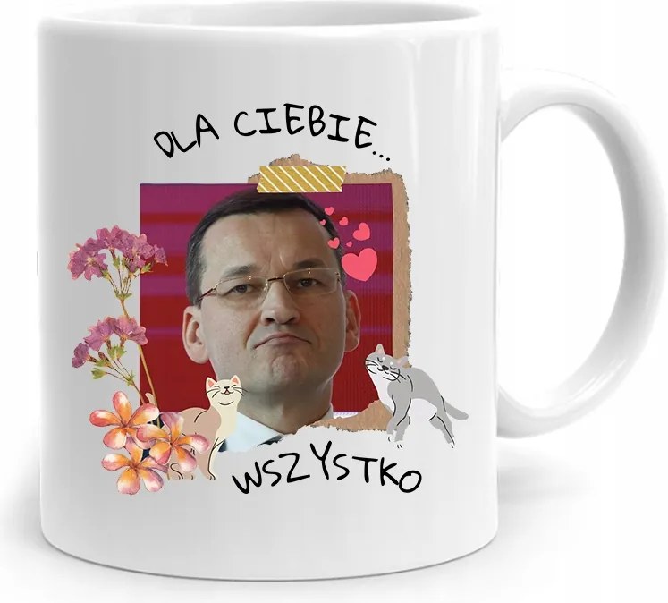 Bögre Politikus Miniszterelnök Mateusz Morawiecki Pis