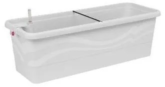 Gardenico önöntöző virágláda Smart System Gardenie, fehér, 80 cm, 80 cm