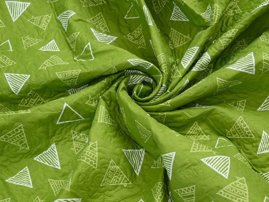Ágytakaró TREVA, zöld Méret: 170 x 210 cm