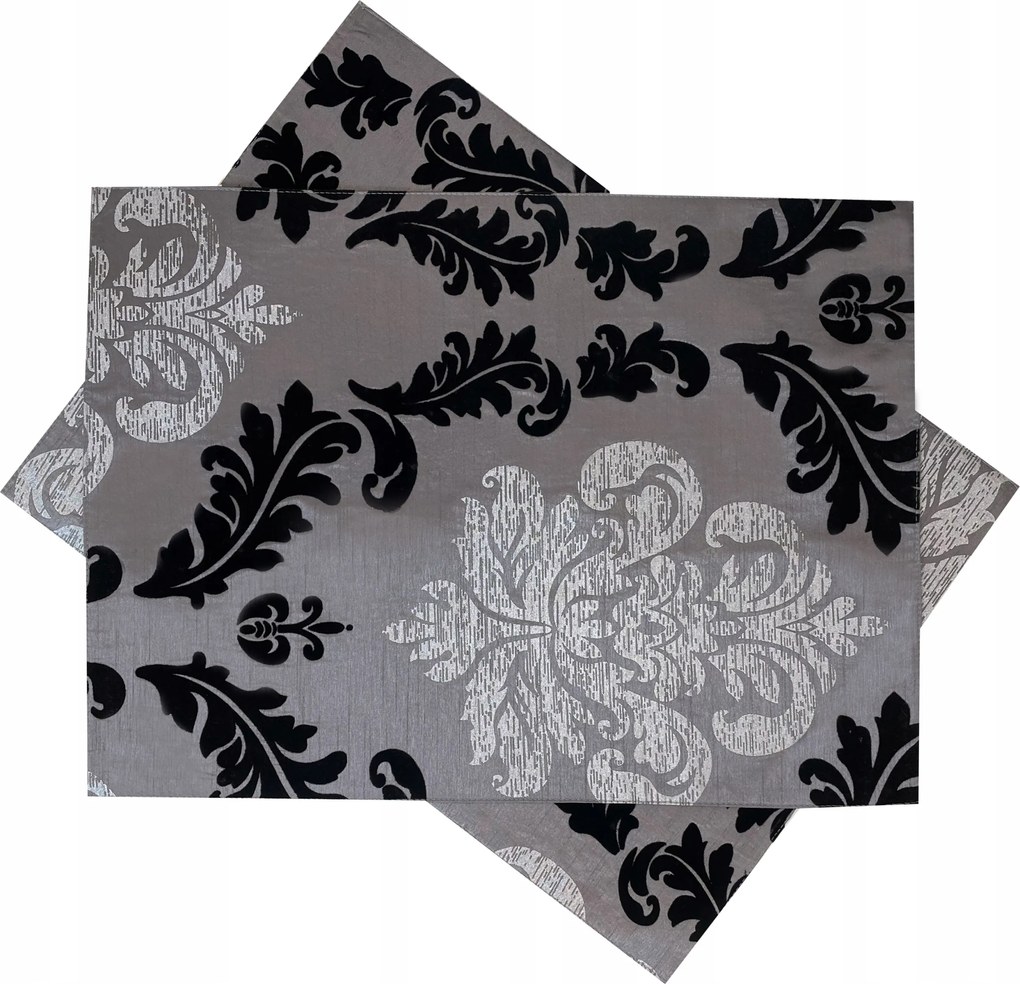 Asztali Alátét Szürke Dísz Orient Szett 2 db-os