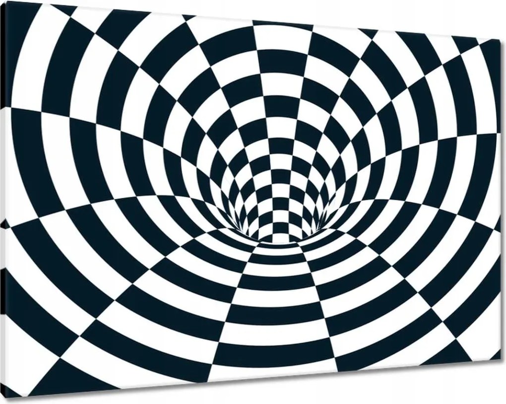 Vászonkép 100x70 Absztrakt fekete-fehér