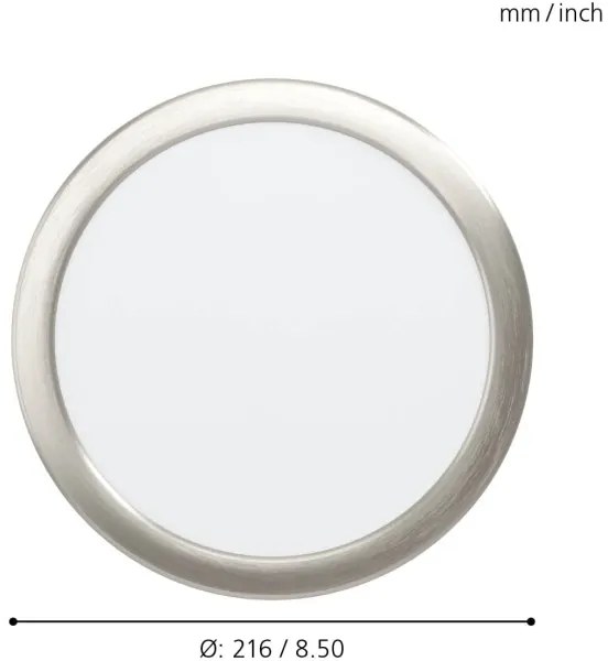 Eglo 98844 - FUEVA-Z dimmelhető LED fürdőszobai lámpatest LED/16,5W/230V IP44