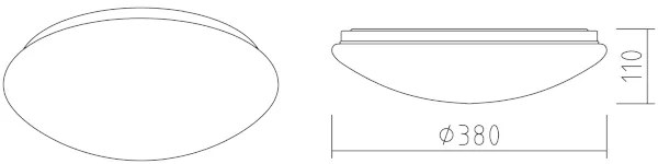 APLED - LED Mennyezeti lámpa LENS P TRICOLOR LED/24W/230V IP41 1680lm