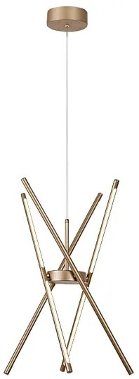 Rabalux 72339 - LED Csillár zsinóron HENLI2 LED/40W/230V 3000K arany